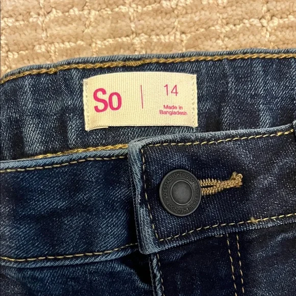 SO Dark Blue Women's Skinny Jeans - Picture 2 of 3